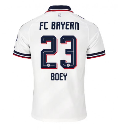 Bayern Munich Sacha Boey #23 Venkovní Dres 2026-27 Krátký Rukáv Bayern Munich Sacha Boey #23 Venkovní Dres 2026-27 Krátký Rukáv